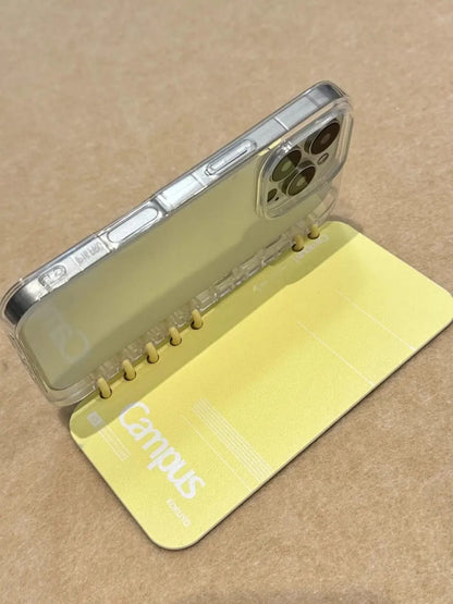 Korean Solid Color Notebook Fashion Phone Case