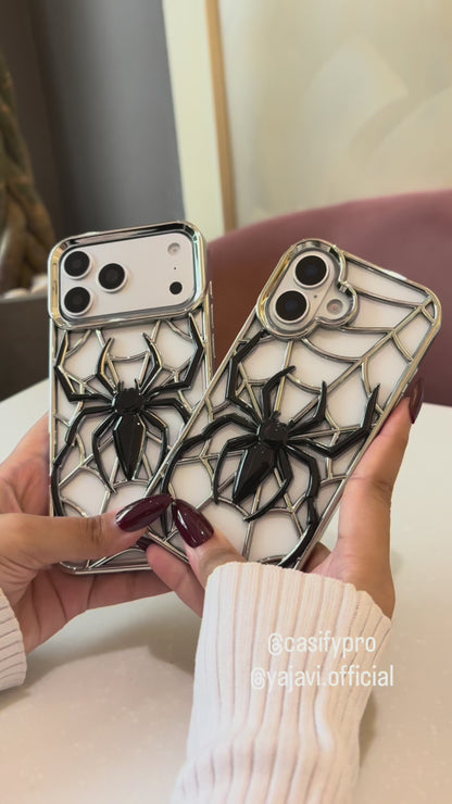 3D Spider Web Phone Case