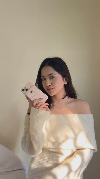 Royal Korean Pearl Pouch Sling iPhone Case