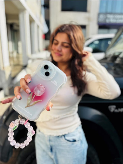 Premium Dual Stand with Charm Tulip iPhone Case