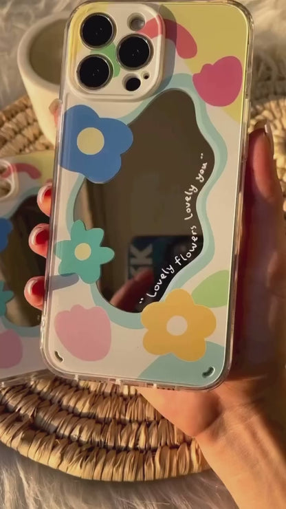 Vibrant Colorful Flowers Cute iPhone Case