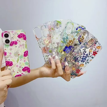 Luxury Custom Flowers Print Phone Cases