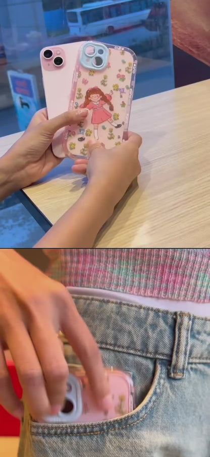 Dreamy Playful Girl Case for iPhone