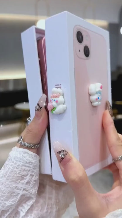 Floral Butterfly Glass-Back iPhone Case