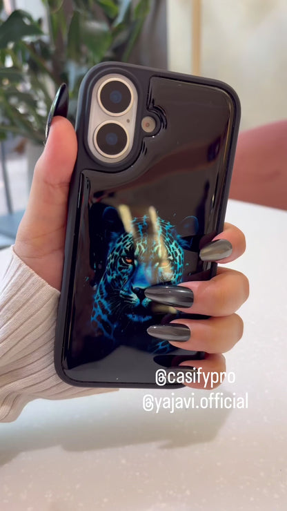Blue Panther iPhone Case