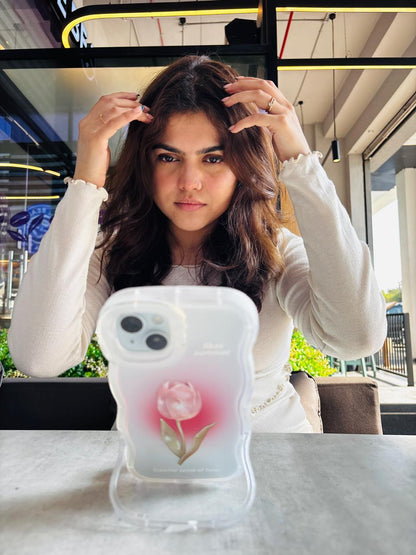 Premium Dual Stand with Charm Tulip iPhone Case