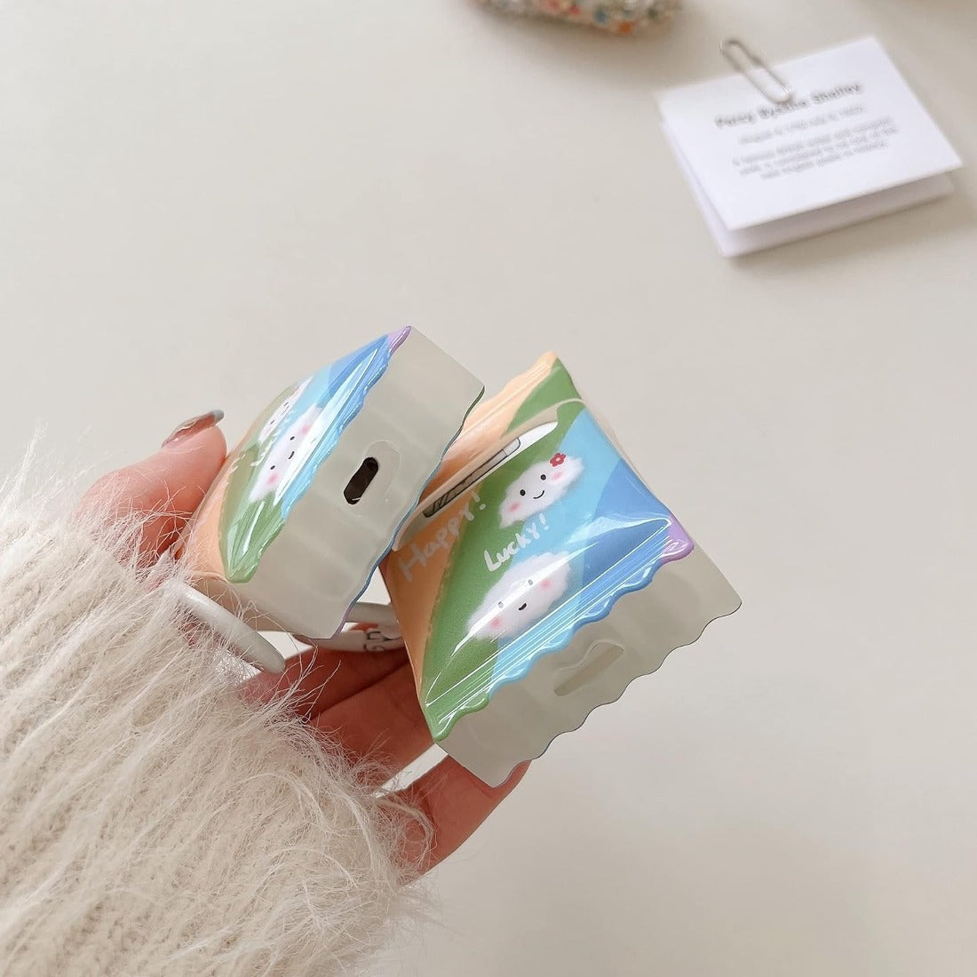 Celestial Rainbow Cloud Pattern Case - Airpods 3