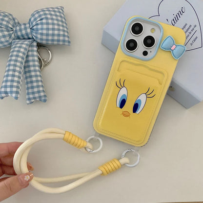Adorable Tweety Card Holder Case – Cute & Practical iPhone Cover