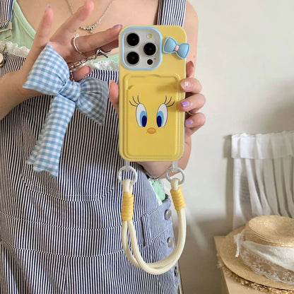Adorable Tweety Card Holder Case – Cute & Practical iPhone Cover